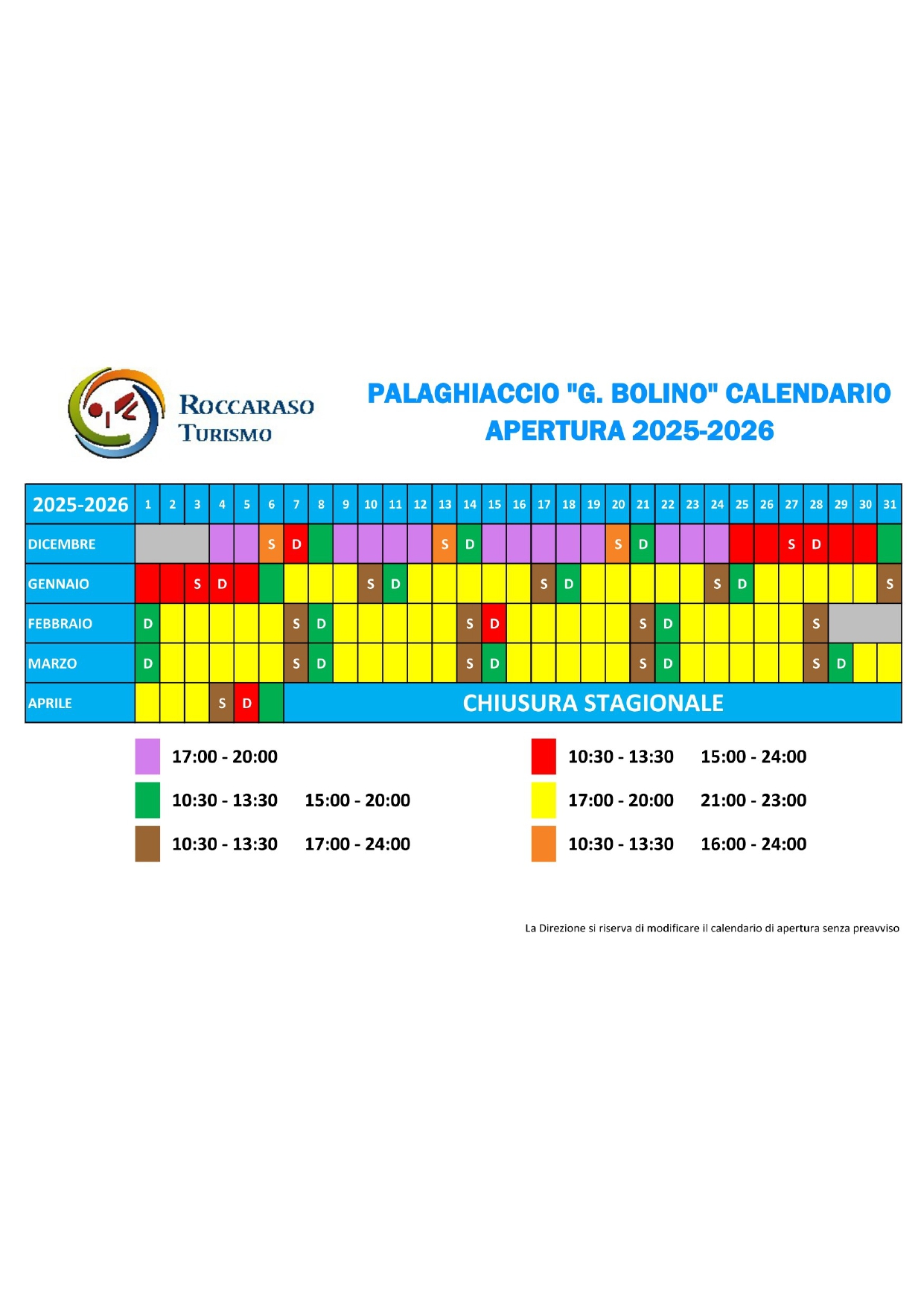 Orario di apertura Palaghiaccio 2025-2026 vert._page-0001