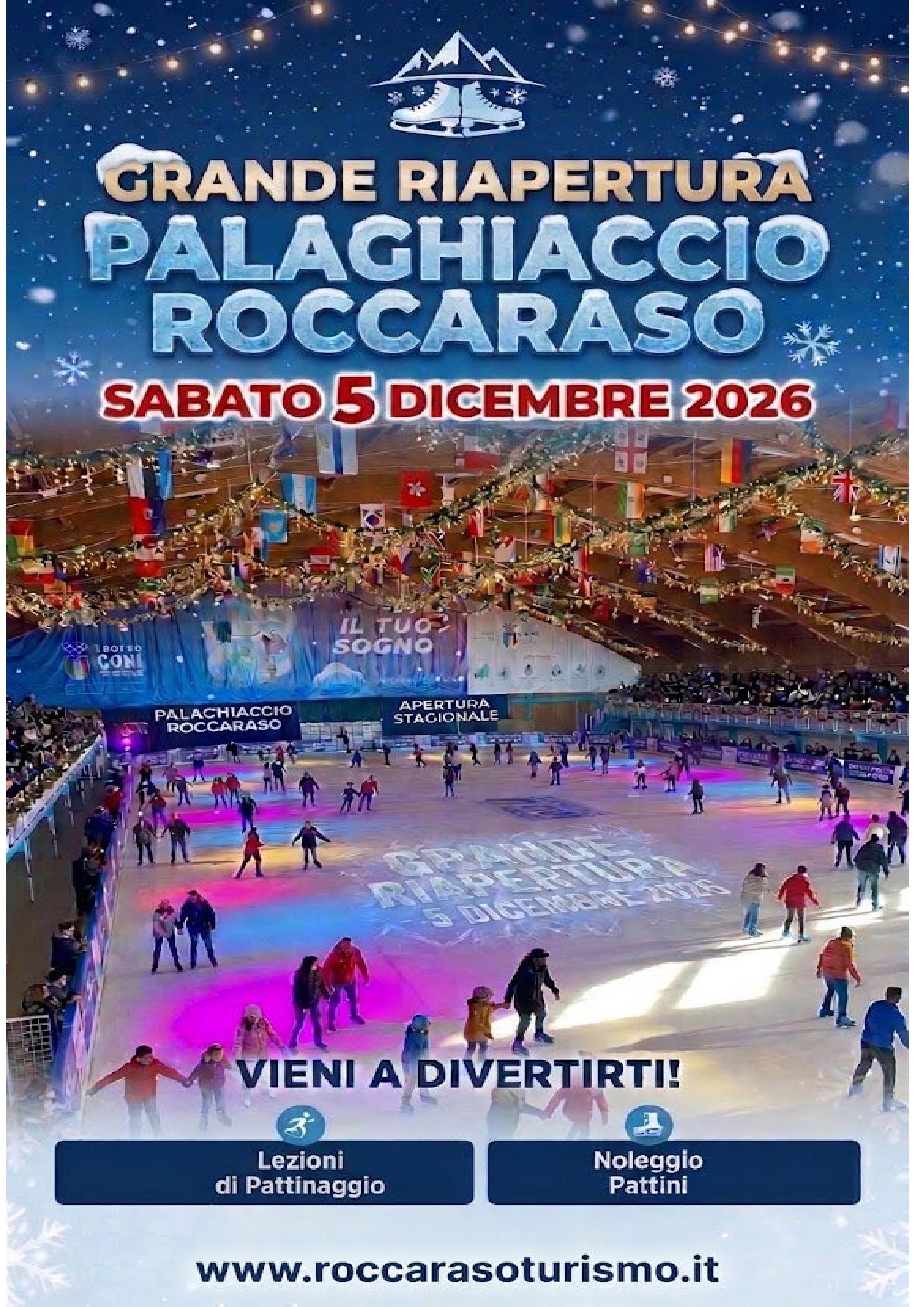 Palaghiaccio apertura 5 dicembre 2026 img