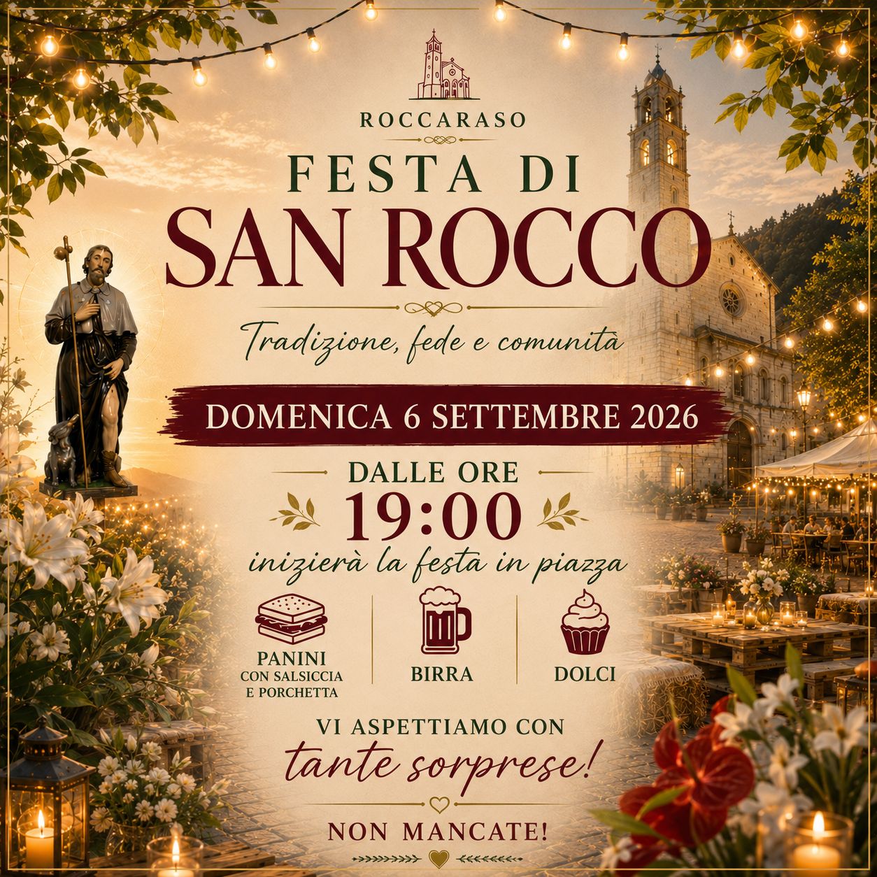 San Rocco 6 set 26 festa
